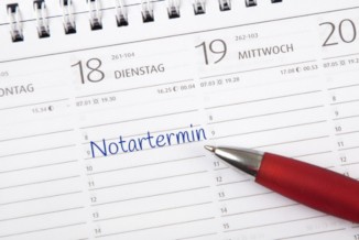 Wohnung verkaufen: Notartermin